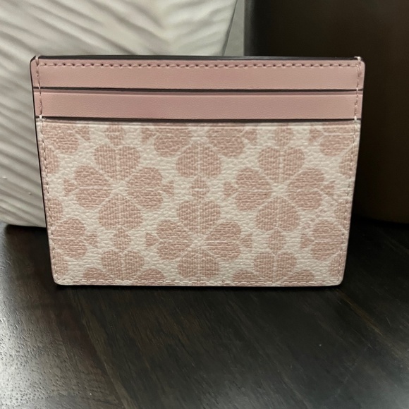 KATE SPADE Spade Flower Small Slim Card Holder NWT - Picture 2 of 9